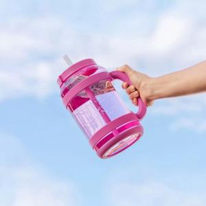 Reduce WaterDay, Spill-Proof Silicone Straws, 80oz Capacity