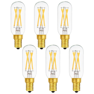 E14 LED Bulb Dimmable 40 Watt Candelabra Light Bulbs E14 European Base, 4W LED Light Bulb Warm White 2700K, 6 Pack