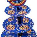 2 Pack 3-Layer Cupcake Stand Set,Anime Birthday Party Supplies,Premium Cupcake Holder,Creative Tiered Serving Tray,Cupcake Tower Display Plate Ideal for Wedding Birthday Party Baby Shower Celebration（2pcs）