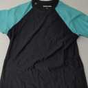 Bonneuitbebe Women's Swim Shirt UPF 50+ Short Sleeve Rash Guard UV Sun Protection Swimsuit Bathing Suit Top L