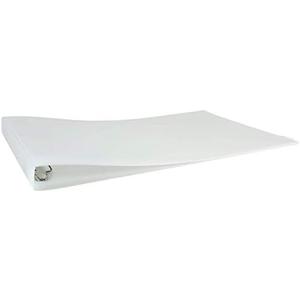 11x22" Binder Poly Panel Featuring a 1" Angle-D Ring White, 8 pcs