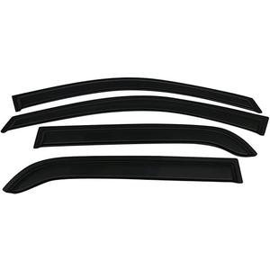 Tape On Window Visors Fits for 2005-2010 Kia Sportage, Side Auto Window Wind Deflectors, Ventshade, Rain Guards for Cars/Trucks