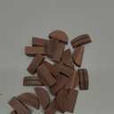 24 Pcs Wooden Table Number Stands Indoor Lightweight Wedding Table Name Holder Semicircular Design Place Card Holders Office Tag Photo Menu Clips Banquet Birthday Party Restaurant