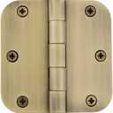 Nostalgic Warehouse Ball-Tip Residential Door Hinge with Radius Corner