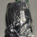 Saodimallsu Womens 2 Piece Sheer Mesh Cover Up Long Sleeve Wrap Tie Crop Tops Ruffle Mini Skirt Beach Coverup Set (XX-Large, Black)