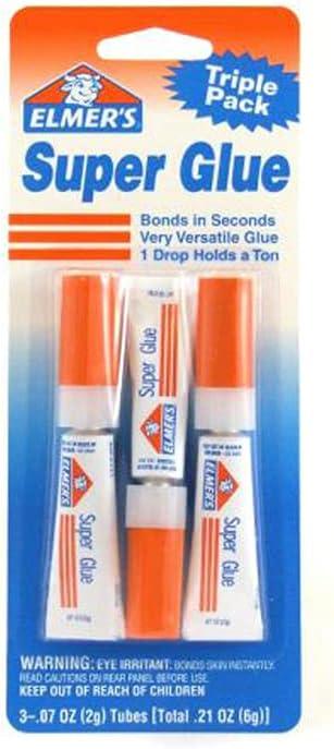 Super Glue Triple Pack ELMERS (3 Pack)