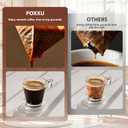 200 Count Coffee Filters #4, Disposable Cone Coffee Filters 8-12 Cup, Unbleached Natural Paper Size 04 Paper Filters for Pour Over and Drip Coffee Maker
