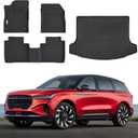 Floor Mats & Trunk Mat Fit for Lincoln Nautilus 2024 2025 2026,All Weather Protection TPE, Anti-Slip Floor Mats & Cargo Liner for Lincoln Nautilus 2024 2025 2026 Accessories