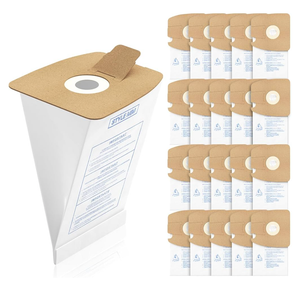 20 Pack Style MM Vacuum Bags Compatible with Eureka Style MM Eureka Mighty Mite 3670 and 3680 Series Canister Vacuums, Replaces Part # 60295, 60295A, 60295B 60295C, 60296 & 60297A