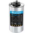 [UL Certified] BlueStars 60+10 uF 60/10 MFD 5% 370V/440 VAC Volts CBB65 Dual Run Circular Start Capacitor Replacement Part by Blue Stars - for AC Motor Run or Fan Start or Condenser Straight