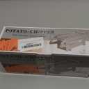 Commercial Grade Stainless Steel French Fry Cutter, Vegetable Carrots and Cucumbers and Potato Slicer, 2 Blade Sizes, Non-Slip Suction Base, Perfect for Air Fryer, French Fries Slicer for Kitchen Use