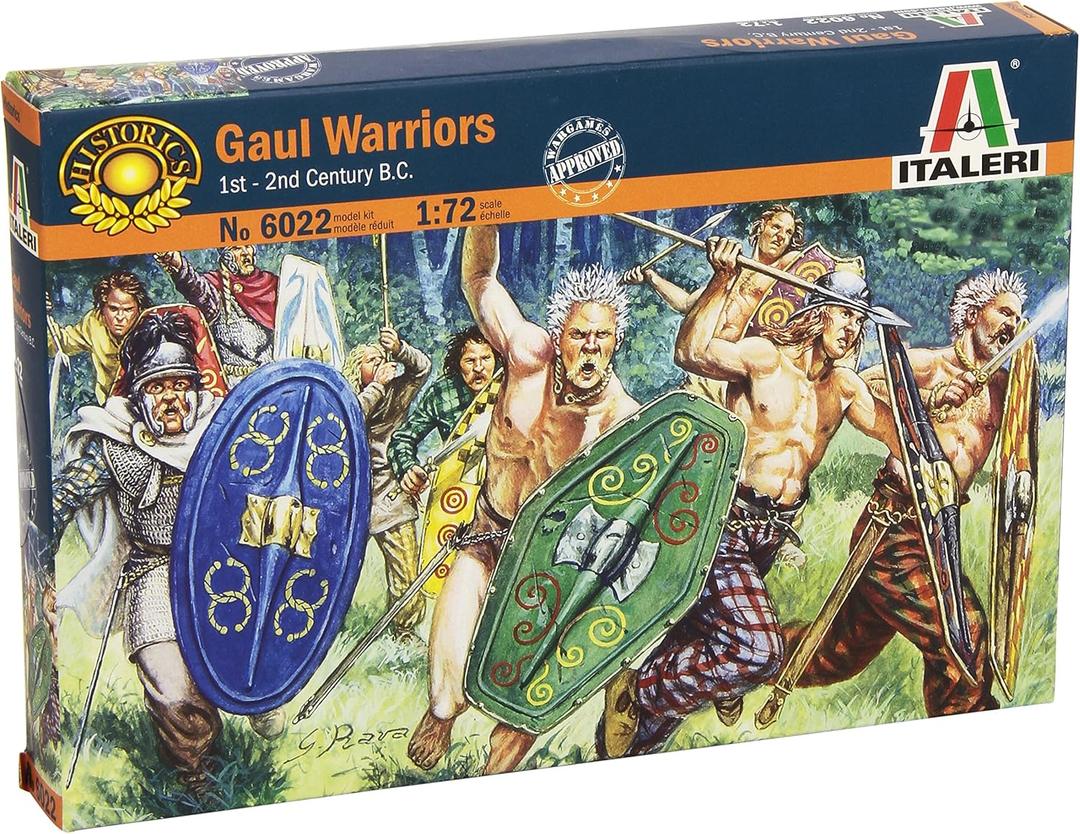 The Hobby Company ITA6022 Gallier Krieger 1 Jahrhundert Scale Model kit, Unpainted