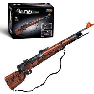 Nueris 1:1 98K Building Blocks Sets - 1206 PCS Model Collection Toy Building Bricks Set - Simulation Militarily Toy Lovers for Kids and Adults Gift