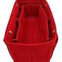 LEXSION Felt Purse Organizer Insert - Multi Pocket Bag in Bag Organizer Shaper