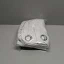 Joydeco White Blackout Curtains 84 Inches Long - 100% Blackout Curtain 2 Panels Set, Grommet Thermal Insulated Window Drapes for Bedroom Living Room (Pure White, 52" Wx84 L)