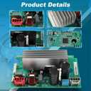 OEM WH22X35837 Inverter Control Board Compatible with GE Washer Board WH22X29531 WH22X32059 WH22X32957 WH22X34657 AP7211663