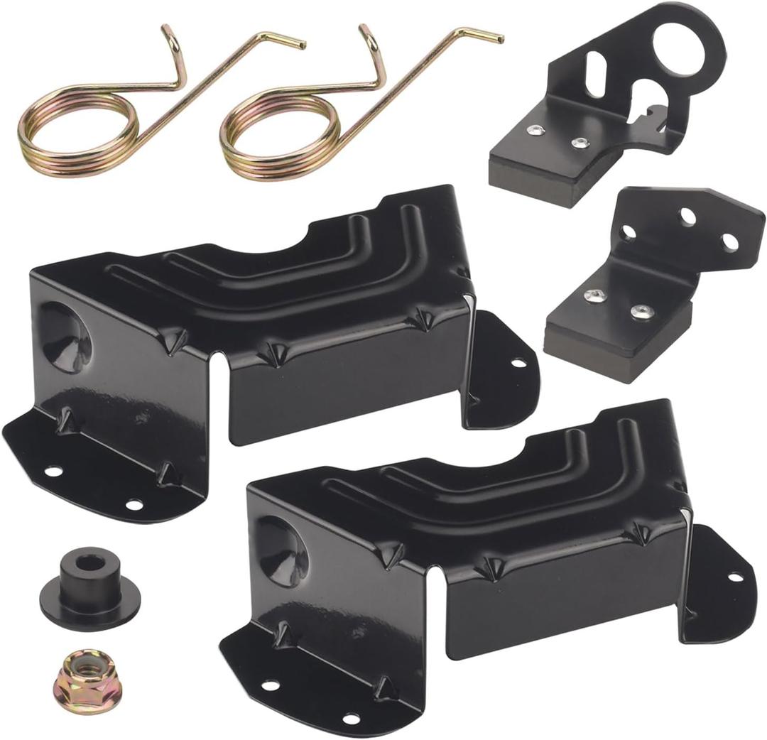 753-09904A 983-05182A Deck Brake Assembly Kit & 783-06424A-0637 Black Deck Belt Cover Compatible with MTD, Troy-Bilt, Craftsman Lawn Mower for 42" Deck 42 Stamped Deck