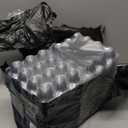 120 Pack Egg Cartons Cheap Bulk 12 Count, 1 Dozen Clear Empty Egg Cartons for Chicken Eggs, Plastic Egg Holder Egg Container for Family,Chicken Farm and Markets - Medium Egg Cartons Reusable