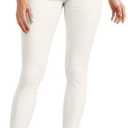 Hybrid & Company Womens Hyper Ultra Stretch Comfy Skinny Leg Work Casual Pants, Large