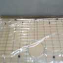 Serene Valley 29-5/16" x 16-3/8" Sink Bottom Grid, Rear Drain with Corner Radius 3/16", Sink Grids Stainless Steel NLW3017R