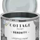 Serenity Silk All-in-One Mineral Chalk Paint for Furniture, Home Decor, Cabinets and DIY Crafts - Built-in Topcoat - (16oz, Juniper)