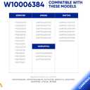 Canamax W10006384 Washer Drive Belt - Compatible with Whirlpool Kenmore Washers - Replaces W10006384 AP6014712 PS11747978 WPW10006384 - Pack of 2