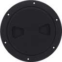TCH Hardware 4" 6" 8" Black White Grey Round Deck Plate Inspection Hatch - Detachable Water Tight Lid Cover