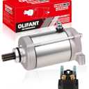 Starter & Relay for Yamaha Grizzly 400 07-08 450 07-10 660 02-08/Kodiak 400 04-06 450 03-06/Wolverine 450 06-10/Rhino 450 660 YFM400 YFM660 YFM450 YXR450 YXR660 4wv-81800-00-00