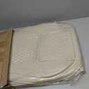 Light Beige Thick Nappa Leather Automotive Front Car Seat Covers Set of 2