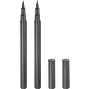 HARFINGTON 2pcs Fabric Markers Permanent Dye Paint Textile Marker Pens Fine Tip for DIY Clothes Shoe, Black