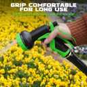 Garden Hose Nozzle with 10 Spray Patterns High Pressure Water Sprayer for Car Washing, Pet Bathing & Lawn Care with Lock Feature & Comfort Grip Fits All 3/4" Standard Hoses Thread