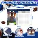 10 Pcs Large Football Squares Pool Board Football Pool Poster 100 Grids 18.9 x 26.8 Inch Game Party Supplies 2026 for Sports Party Decorations