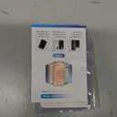 Magnetic Wallet Cell Phone Card Holder for Phone Case with Mag-Safe, Stronger Magnetic RFID Leather Phone Wallet Stick on Series of iPhone 17/16/15/14/13/12 and Pro/Promax, Purple