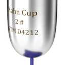 Zahn No. 2 Viscosity Cup Viscometer 44ml Dip Type Stainless Steel Flow Cup for Oil Dye Paint Finishes Honey Sauce