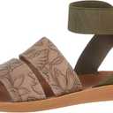 MUK LUKS Women's About It Sandal-Taupe Flat (9)