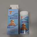 7IN1 Pool Test Strips,Accurate&Easy Water Chemical Testing Strip for Pool,Spa&Hot Tub, Quick Pool Test Kit for Hardness,Total Alkalinity,Cyanuric Acid,Total Chlorine 100 Strips (7IN1V11)