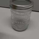 Mason Jars 16 Oz with Lids 6 Packs, Vintage Wide Mouth Glass Canning Jar for Pickling, Fermenting, Storing, Canning, Home Decor, Salad Jam and DIY Crafts