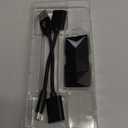 Wireless CarPlay Adapter Android Auto, 2 in 1 Wired to Wireless Carplay Dongle Fit for Factory Wired CarPlay/Android Auto Cars 2016+, 5GHz WiFi Low Latency Plug & Play Online Update Black