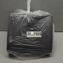 EXCEART Portable Memory Seat Cushion for Office and Home Use Comfortable Butt Pillow for Stools and Chairs Breathable Design Elastic Straps for Secure Fit for Long Sitting Periods (40X40CM, Black)