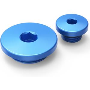 NICECNC Aluminum Engine Crankcase Cover Plugs Kit Compatible with Yamaha YZ450F 2006-2009 YFZ450 2004-2009 YFZ450 2012-2013 WR250F 2003-2014 WR450F 2003-2015