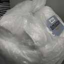 EASELAND Oversized King Down Alternative Comforter - Quilted Duvet Insert for All Seasons, Soft Lightweight with Corner Tabs, Summer Winter Warm Bedding, White 98x116 Inches