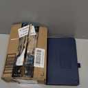 All-New Kindle Fire HD10 7th 9th Generation Smart Cover, Ultra Slim Folio Stand Auto Sleep/Wake Up Leather Case for All New Fire HD 10 (2017 2019 Release) 10.1 inch, Blue