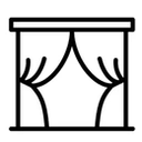 grey sheer curtains size: 40" x 84"