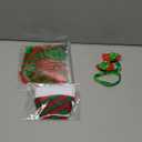 Locmeo 3 Pcs Christmas Porch Goose Outfit for 23'' Lawn Porch Goose Statue Clothes Santa Hat Tutu Costume for Xmas Yard Lawn