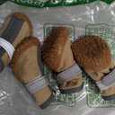 Dog Shoes for Small Dogs, Waterproof Dog Boots Paw Protector for Hot Pavement Winter Snow, Dog Booties with Reflective Strips Rugged Anti-Slip Sole for Hardwood Floors Outdoor Walking Khaki Size 3 (#3 (Width 1.49 inch) for 11.0-16.5 lbs)