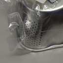 Rice Washer Strainer Bowl - 4-in-1 Washing Bowl for Quinoa, Stainless Steel Rinser With Side Drainers Small Colander for Cleaning Fruits, Vegetables, and Beans - Versatile Kitchen Tool