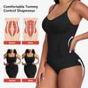 POSESHE Women's Seamless Shapewear Bodysuit Tummy Control Body Shaper Waist Snatching Body Suit (XL)