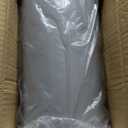 Sooyee 10 Liter Rectangular Plastic Trash Can Wastebasket with Press Type Lid,2.4 Gallon Garbage Container Bin for Bathroom,Powder Room,Bedroom,Kitchen,Craft Room,Office,(Gray)