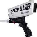 Zendex Tool - SpeedBlaster Portable Media Blaster in White - Handheld Sand Blaster Gun Kit for Air Compressor - Extended Use Fast and Powerful Sandblasting Gun