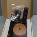 Retro Cd Player Can Rip to USB,Nostalgic Bluetooth CD Player for Home,Built-in Speakers with LCD Screen,Supports Coaxial/3.5mm/FM Radio with Remote Control-Wired Walnut Brown